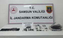 Samsun'da kaçak silah imalatı yapan 2 zanlı yakalandı