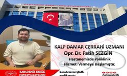 KALP CERRAHİ UZMANI GÖREVE BAŞLADI