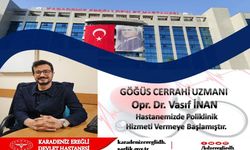 GÖĞÜS CERRAHİ UZMANI GÖREVE BAŞLADI