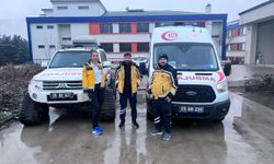 Amasya'da paletli ambulanslar her an göreve hazır