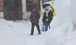 Kastamonu'nun yüksek kesimlerinde kar yağışı etkili oluyor