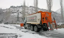 Kayseri Talas'ta kar teyakkuzu