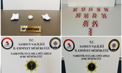 Samsun'da uyuşturucu operasyonlarında 2 şüpheli yakalandı