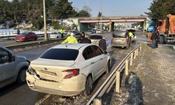 Samsun'da zincirleme trafik kazasında 2 kişi yaralandı