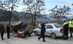 Tokat'ta meydana gelen trafik kazalarında 2 kişi yaralandı