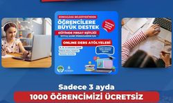 BİN ÖĞRENCİ ÜCRETSİZ YARARLANDI