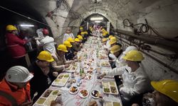 TÜRK KIZILAYI, MADENCİLERLE İFTAR YAPTI