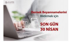 DERNEKLERE ÖNEMLİ DUYURU