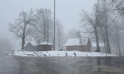 Karabük ve Kocaeli'nin yüksek kesimlerine kar yağdı