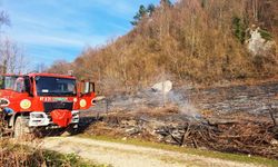 Karabük'te çıkan örtü yangını söndürüldü