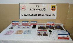 Rize'de son bir ay içerisinde düzenlenen uyuşturucu operasyonları kapsamında 9 kişi tutuklandı