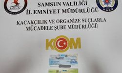 Samsun'da sahte çek operasyonunda 2 kişi yakalandı