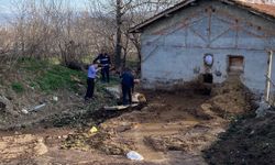 Tokat'ta gübreliğe düşen boğayı itfaiye kurtardı