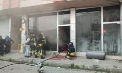 Çarşamba’da depo yangını