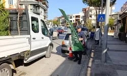 Denizli zabıtası kaldırım işgaline geçit vermiyor