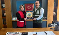 Yeşilay Kastamonu Şube Başkanı Durgut, Kızılay Kastamonu Şubesini ziyaret etti