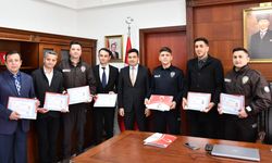 Zonguldak'ta uyuşturucuyla mücadelede başarı gösteren emniyet personeli onurlandırdı