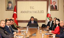 Amasya’da İl Güvenlik ve Asayiş Toplantısı gerçekleştirildi
