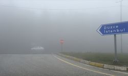 Bolu Dağı'nda sis etkili oldu