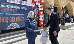 Çorum'da Hayat Boyu Öğrenme Sergisi açıldı