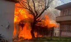 Düzce Yığılca'da ev ve traktör yandı