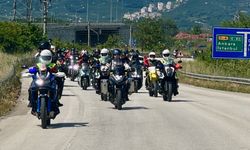 Düzce'de 150 motosikletli, 19 Mayıs Atatürk'ü Anma, Gençlik ve Spor Bayramı'nda buluştu
