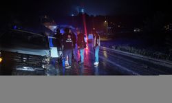 Düzce'de silobas ile çarpışan otomobildeki kişi yaralandı
