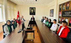 Göynücek Kaymakamı Demirgül, Erasmus Projesi katılımcılarını kabul etti
