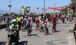 İzmit'te pedallar 19 Mayıs için çevrildi