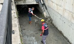 Karabük'te dere yataklarında temizlik çalışması yapıldı