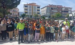 Kargı'da öğrencilere trafik eğitimi verildi