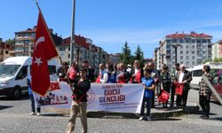 Of'ta Gençlik Yürüyüşü düzenlendi