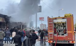 Rize'de iş yerinde çıkan yangın söndürüldü