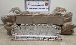 Samsun'da 1 ton 75 kilogram kaçak tütün ele geçirildi