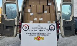 Samsun'da 2 milyon 260 bin kaçak makaron ele geçirildi