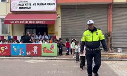 Samsun'da anaokulu öğrencilerine trafik eğitimi verildi