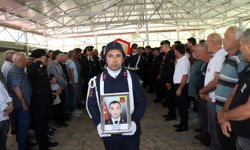 Samsun'da derede boğulan jandarma astsubay memleketi Ordu'da son yolculuğuna uğurlandı