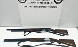 Samsun'da ruhsatsız 2 tüfek ele geçirildi