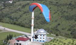 Samsun'da yamaç paraşütü etkinliği