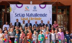 SETAP ile mahalle okullarında sanat rüzgarı esti