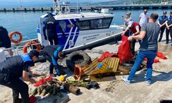 Sinop'ta deniz dibi temizliği yapıldı