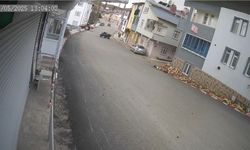Tokat'ta ATV kazası güvenlik kamerasına yansıdı