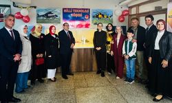 Trabzon'da Atatürk Ortaokulu'nda "Milli Teknoloji Köşesi" oluşturuldu