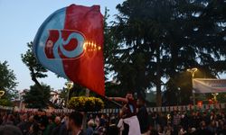 Trabzonspor taraftarları, Ziraat Türkiye Kupası finalini dev ekrandan takip etti