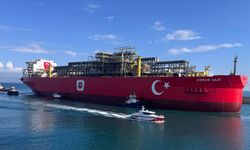Türkiye'nin ilk yüzer doğal gaz üretim platformu Osman Gazi Filyos Limanı'nda