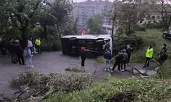 KONTROLDEN ÇIKTI, DEVRİLDİ…
