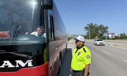 Alaçam'da bayram tatili nedeniyle trafik denetimleri artırıldı