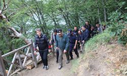 Amasya doğa yürüyüşü ve helikopter gösterisi yapıldı