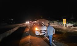 Çorum'da devrilen otomobildeki 3 kişi yaralandı