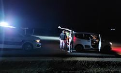 Çorum'da polisin dur ihtarına uymayan sürücünün alkollü olduğu belirlendi